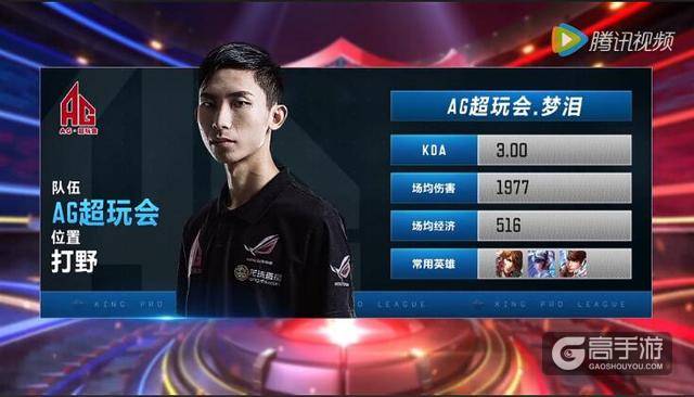 王者荣耀KPL神准关羽 一刀打出1换4！