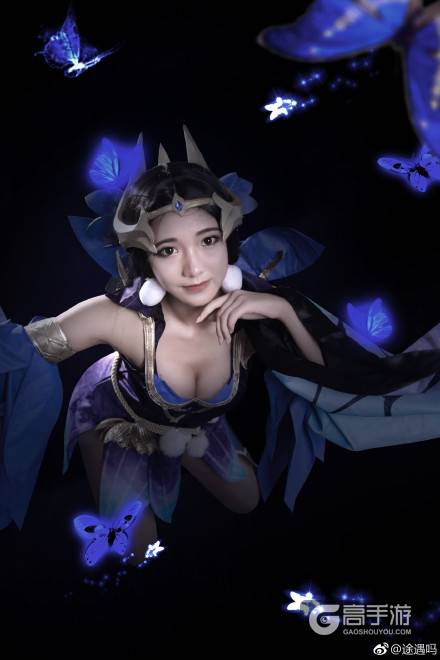 王者荣耀cos秀：梦中的蝴蝶翩翩起舞 貂蝉仲夏夜之梦cos美照欣赏