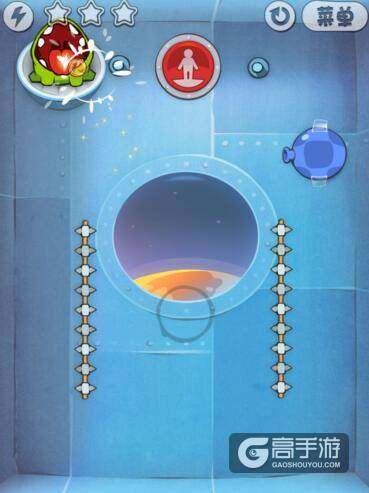 割绳子宇宙盒7-4关三星图文攻略