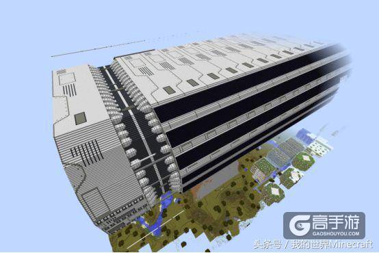 《我的世界》挑战科技极限——7000米的飞船能容纳57个水立方