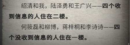 流言侦探现在篇第八章二楼和一楼隐藏线索一览
