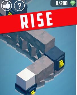 今日推荐：《方块跳跃》RISE！长着一张小清新脸蛋的超变态高难度小游戏