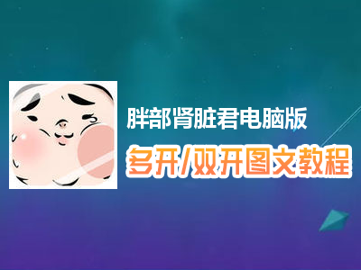 胖部肾脏君怎么双开、多开？胖部肾脏君双开、多开管理器使用图文教程