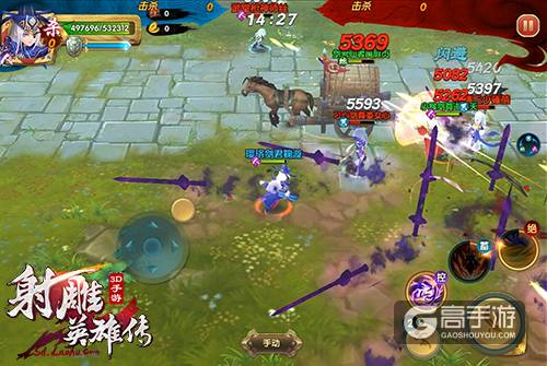 《射雕英雄传3D》3V3PK曝光 大侠组队闯江湖