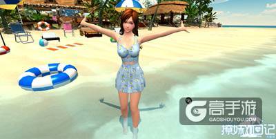 VR手游《撩妹日记：天堂岛》再曝新图 沙滩女神一起嗨！