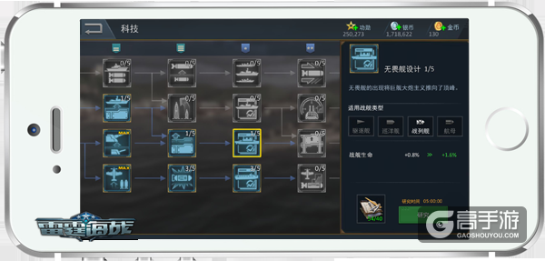 《雷霆海战》战列舰实测，舰长技能与科技并重