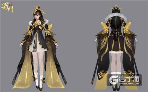 轻奢黑金风 《蜀门手游》全新时装霸气亮相