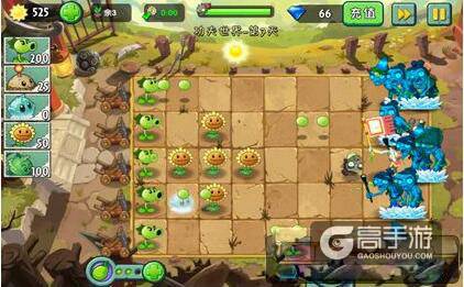植物大战僵尸2功夫世界第7关三星通关攻略