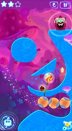 割绳子：魔法蘑菇乐园2-17三星视频攻略