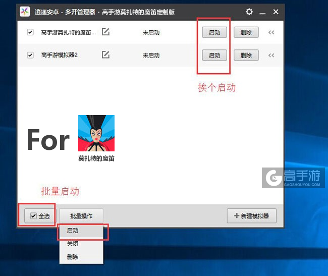 启动莫扎特的魔笛模拟器