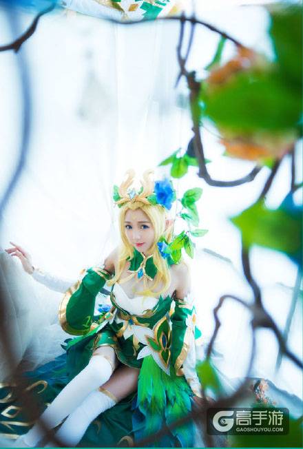 王者荣耀cos秀：昭君精灵公主cos 真的超美腻~\(≧▽≦)/~