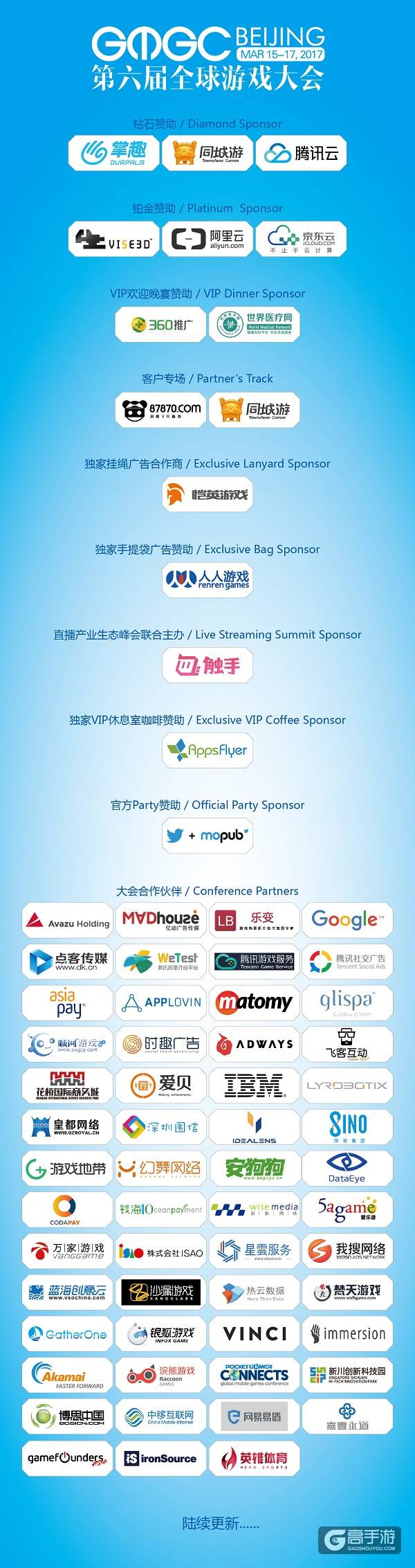 GMGC北京2017 |倒计时4天：第六届全球游戏大会十大精彩看点
