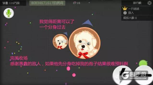 球球大作战孢子诱敌技巧攻略