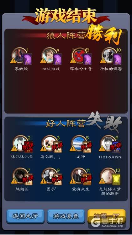 天天狼人杀悍跳成功四狼裸坐局 你见过屠狼局么