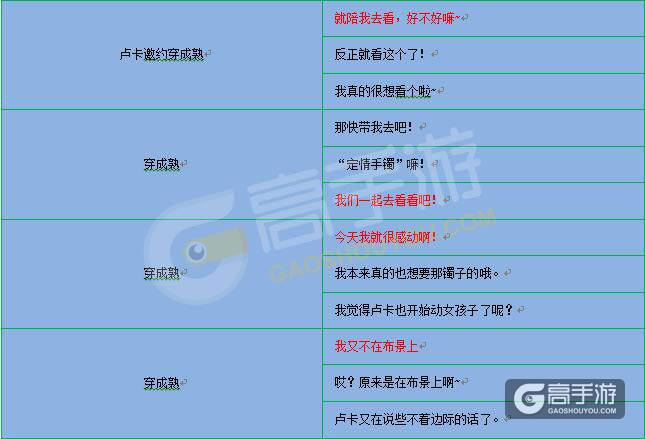 夏目的美丽日记卢卡约会突发事件攻略大全