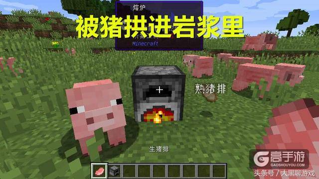 盘点《我的世界》那些奇葩死法，被炸死算什么，我还被猪拱死过