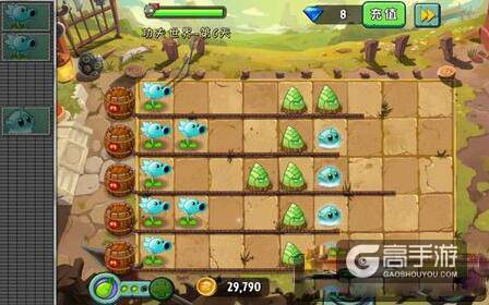 植物大战僵尸2功夫世界第6关通关攻略