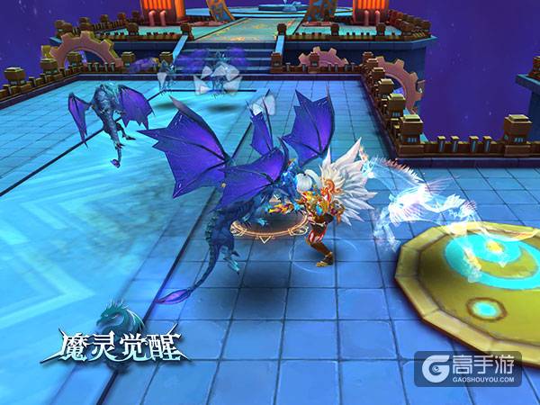 《魔灵觉醒》龙族骑宠 虚空蓝龙飞跃而来