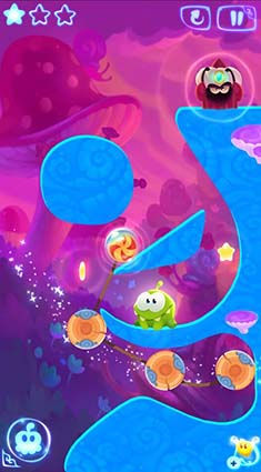 割绳子：魔法蘑菇乐园2-17三星视频攻略