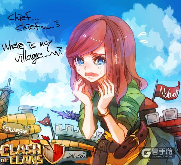 部落冲突村妇漫画 气质超群脱俗的村妇 