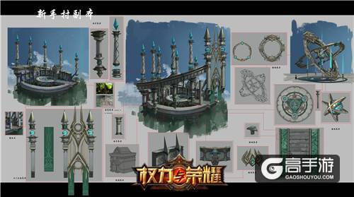 中世纪之美 《权力与荣耀》精美原画设定图曝光