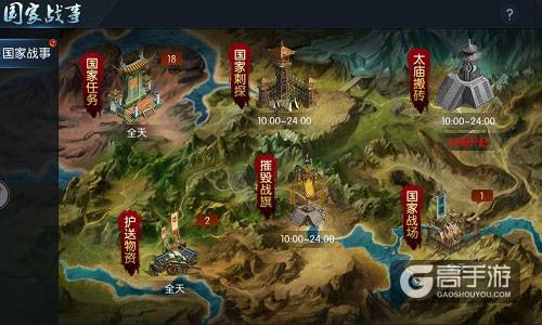 我以我血荐轩辕 《御龙传奇》国家玩法一览