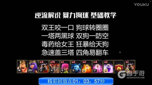 部落冲突狗球怎么打 回字阵用狗球怎么打？