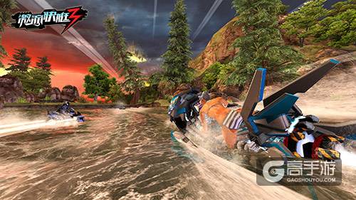 3D视觉革新《激流快艇3》移动端体验主机游戏