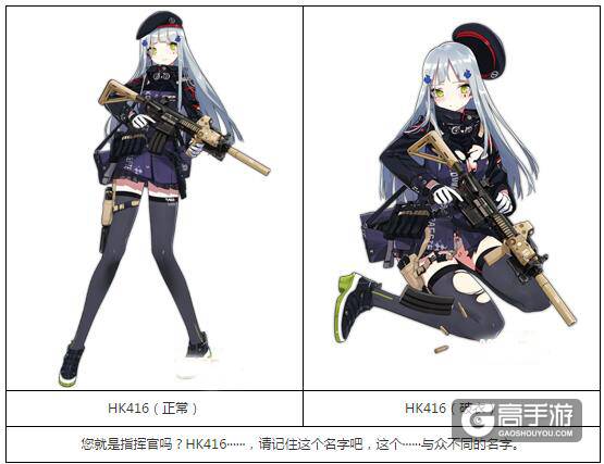 少女前线突击步枪HK416图鉴 HK416创建公式
