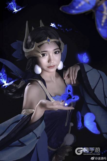 王者荣耀cos秀：梦中的蝴蝶翩翩起舞 貂蝉仲夏夜之梦cos美照欣赏