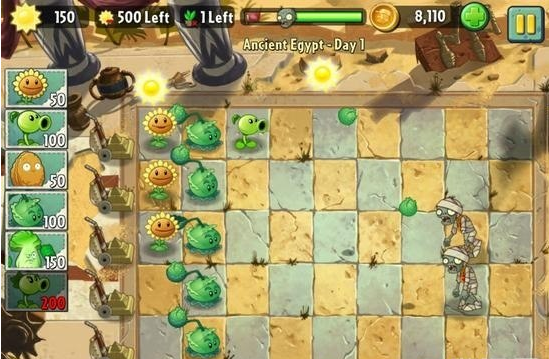 植物大战僵尸2埃及之旅第一关三星通关攻略