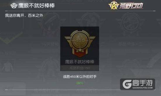 荒野行动鹰眼不就好棒棒成就达成方法介绍