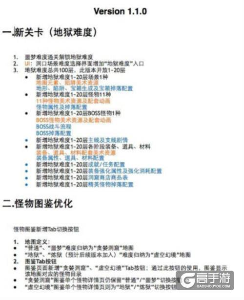机密 《贪婪洞窟》安卓版新玩法策划案曝光
