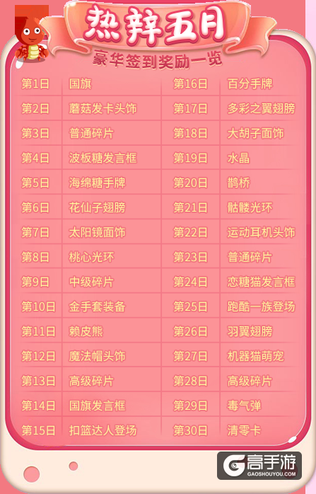 初夏的盛礼！《推理学院》五月豪华签到奖励一览