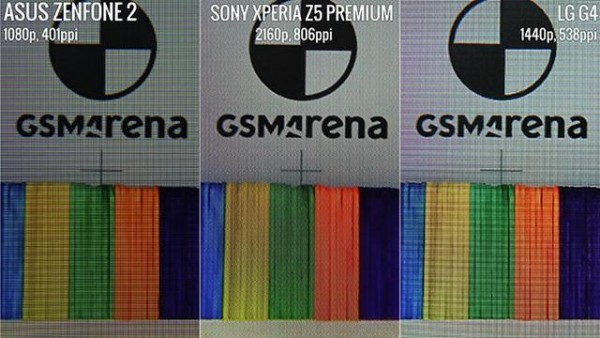 索尼Xperia Z5 Premium屏幕测试 4K并无意义