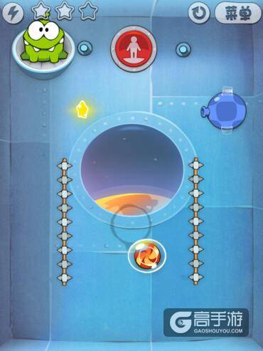 割绳子宇宙盒7-4关三星图文攻略