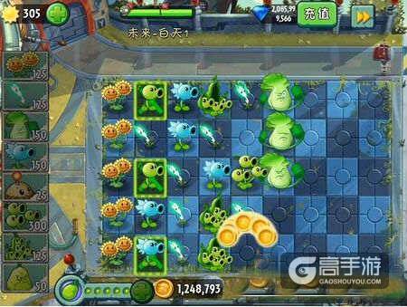 植物大战僵尸2未来世界第1关通关攻略