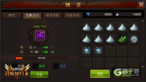 精致到每一个细节 《全民奇迹MU》元素之心奇妙物语