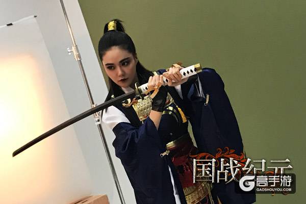 花椒女神越心Nami《国战纪元》代言拍摄花絮流出