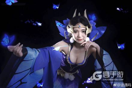 王者荣耀cos秀：梦中的蝴蝶翩翩起舞 貂蝉仲夏夜之梦cos美照欣赏