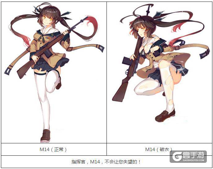 少女前线m14 少女前线步枪m14图鉴