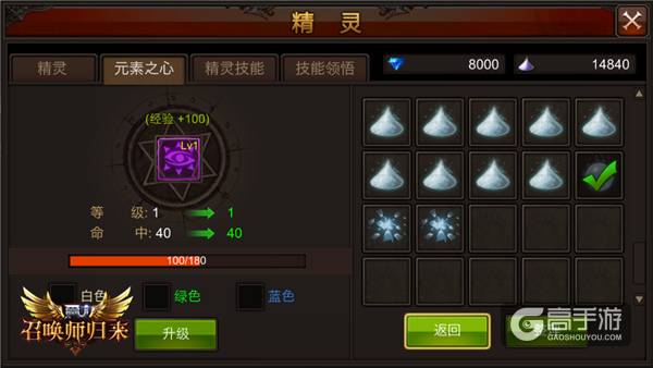 精致到每一个细节 《全民奇迹MU》元素之心奇妙物语