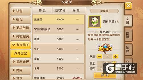 养娃不易！《魔灵契约》宝宝系统揭秘
