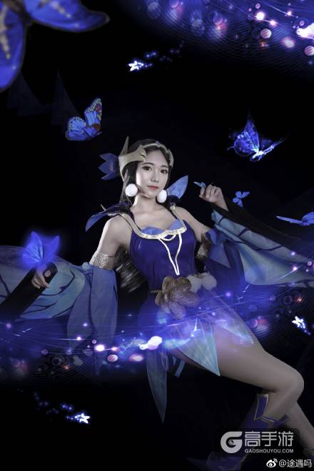 王者荣耀cos秀：梦中的蝴蝶翩翩起舞 貂蝉仲夏夜之梦cos美照欣赏
