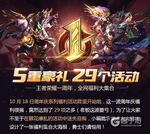 王者荣耀周年庆活动详情预告