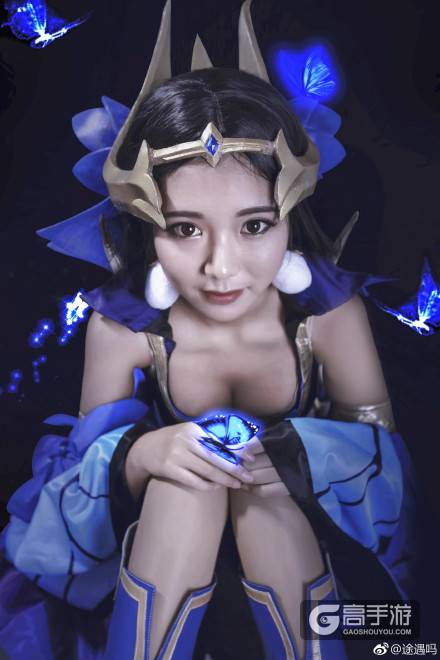 王者荣耀cos秀：梦中的蝴蝶翩翩起舞 貂蝉仲夏夜之梦cos美照欣赏