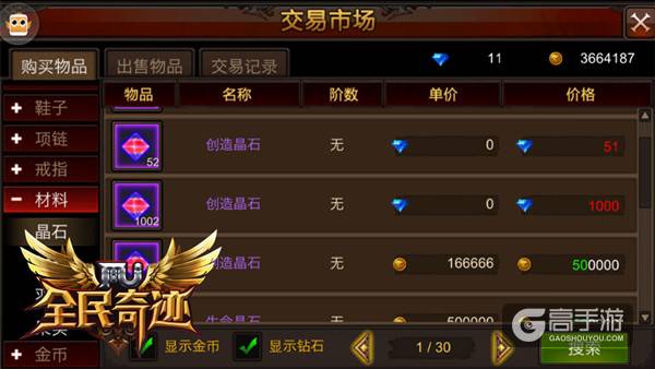 资源不值钱了吗？ 《全民奇迹MU》物价有话说