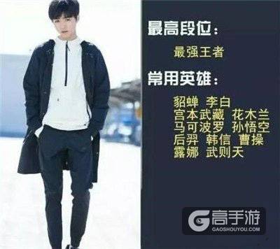 王者荣耀明星段位排行TOP10 最低的陈赫也是钻石