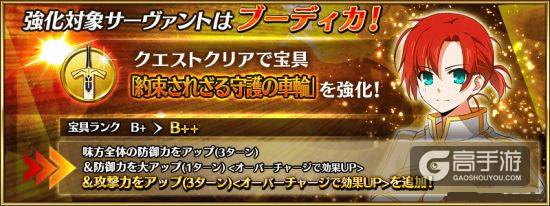 FGO2018从者强化效果一览