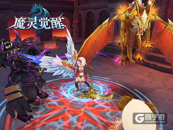 《魔灵觉醒》金甲战龙神阶骑宠谱写英雄传奇